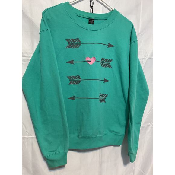 Cold Crush Heart & Arrow Sweatshirt Medium - Picture 1 of 6